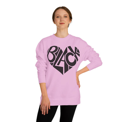 Black Heart Crewneck Sweatshirt