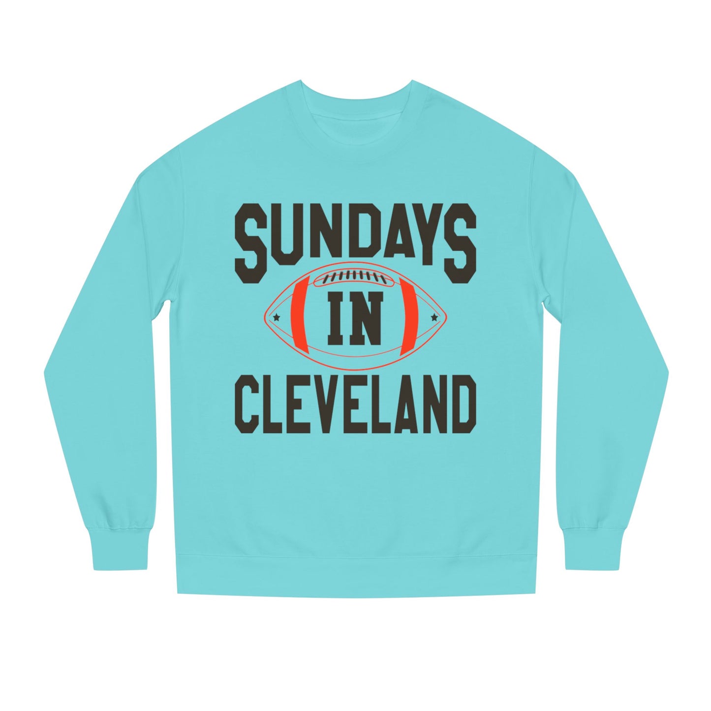 Sundays in Cleveland Football Sweatshirt