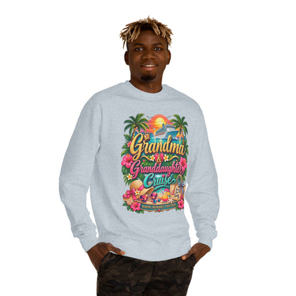 Grandma & Granddaughter Cruise Sweatshirt — Tropical Matching Trip Crewneck