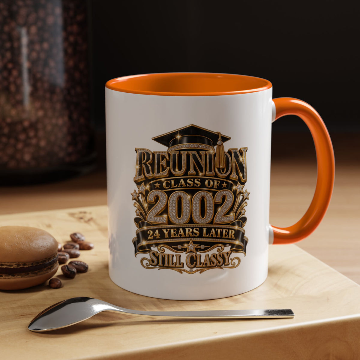 Class of 2002 Reunion Coffee Mug — "Still Classy" Accent Mug (11/15oz)