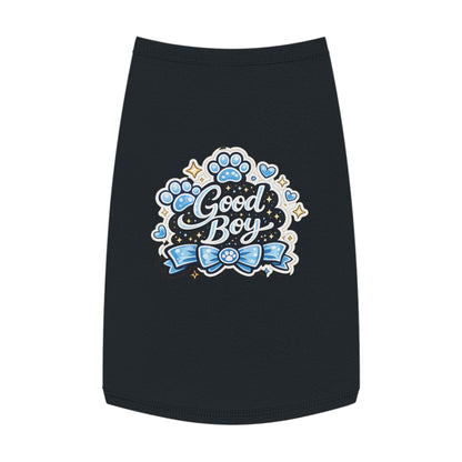 Good Boy Dog Tank Top — Cute Paw Print Pet Shirt