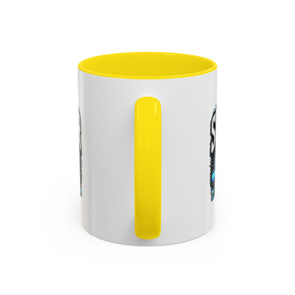 Senior Year Loading 2027 Accent Coffee Mug — Graduation Gift Cup (11/15oz)