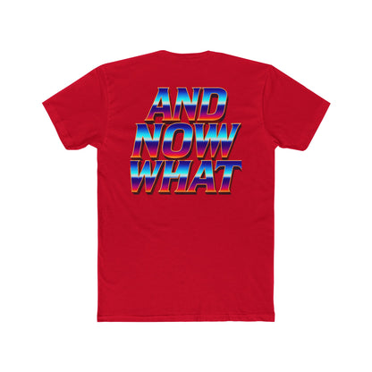 And Now What Tee — Retro Gradient Statement T-Shirt