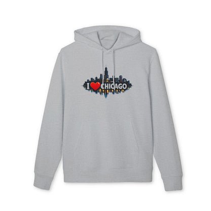 I  Chicago Skyline Hoodie — Cityscape Graphic Pullover