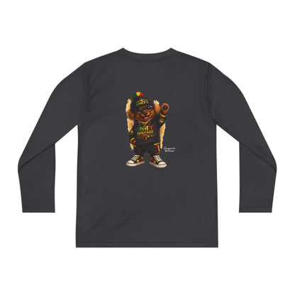 T-Shirt — Kids Rasta Teddy Graphic Long Sleeve