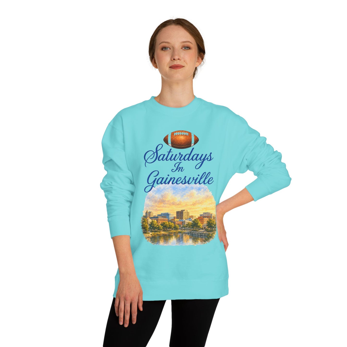 Saturdays in Gainesville Sweatshirt — Football City Skyline Crewneck