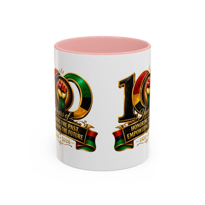 100 Years Commemorative Coffee Mug — "Honoring the Past, Empowering the Future"