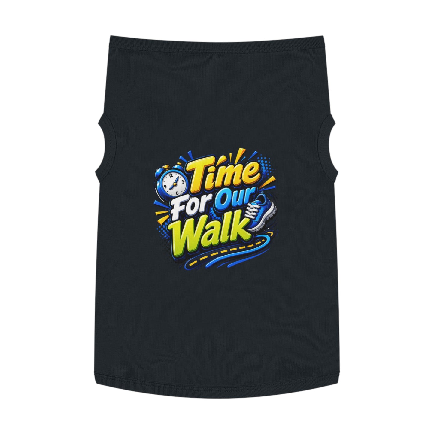 Pet Tank Top — "Time For Our Walk" Cute Dog Walking Shirt
