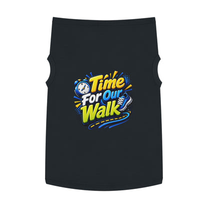 Pet Tank Top — "Time For Our Walk" Cute Dog Walking Shirt