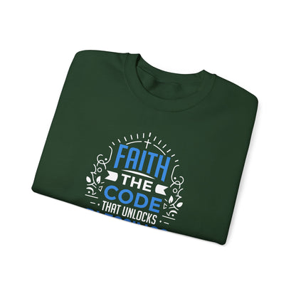 Faith The Code That Unlocks Blessings Sweatshirt