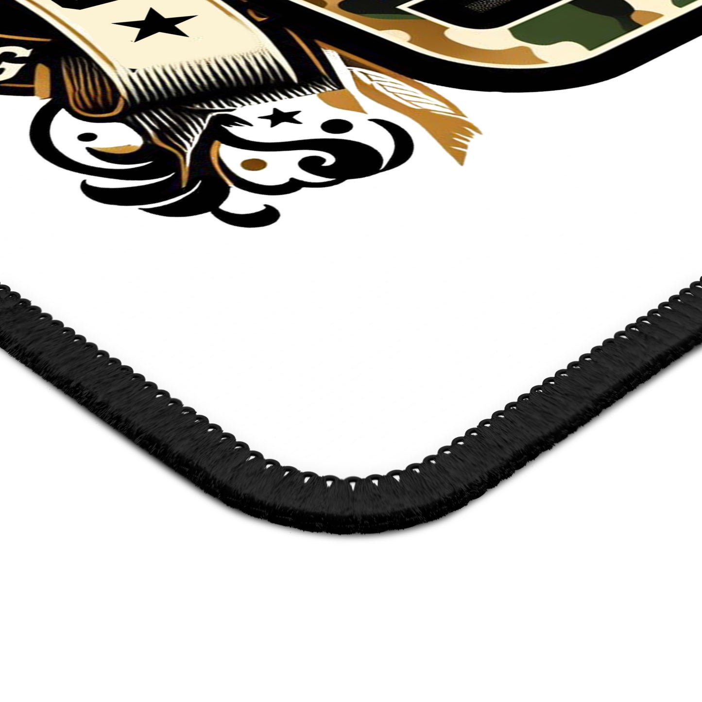 Gaming Mouse Pad — "Best Ever Dad" Lion Crown Camouflage Design (Father's Day Gift)