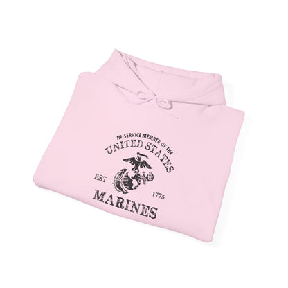 In-service Member of the United States Est 1775 Marines Hoodie
