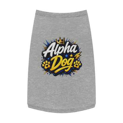Alpha Dog Pet Tank Top — Bold Graphic Dog Shirt