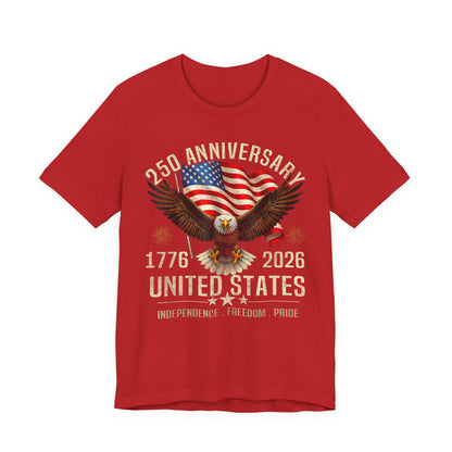 250th Anniversary United States Eagle T-Shirt – 1776–2026 Patriotic Tee