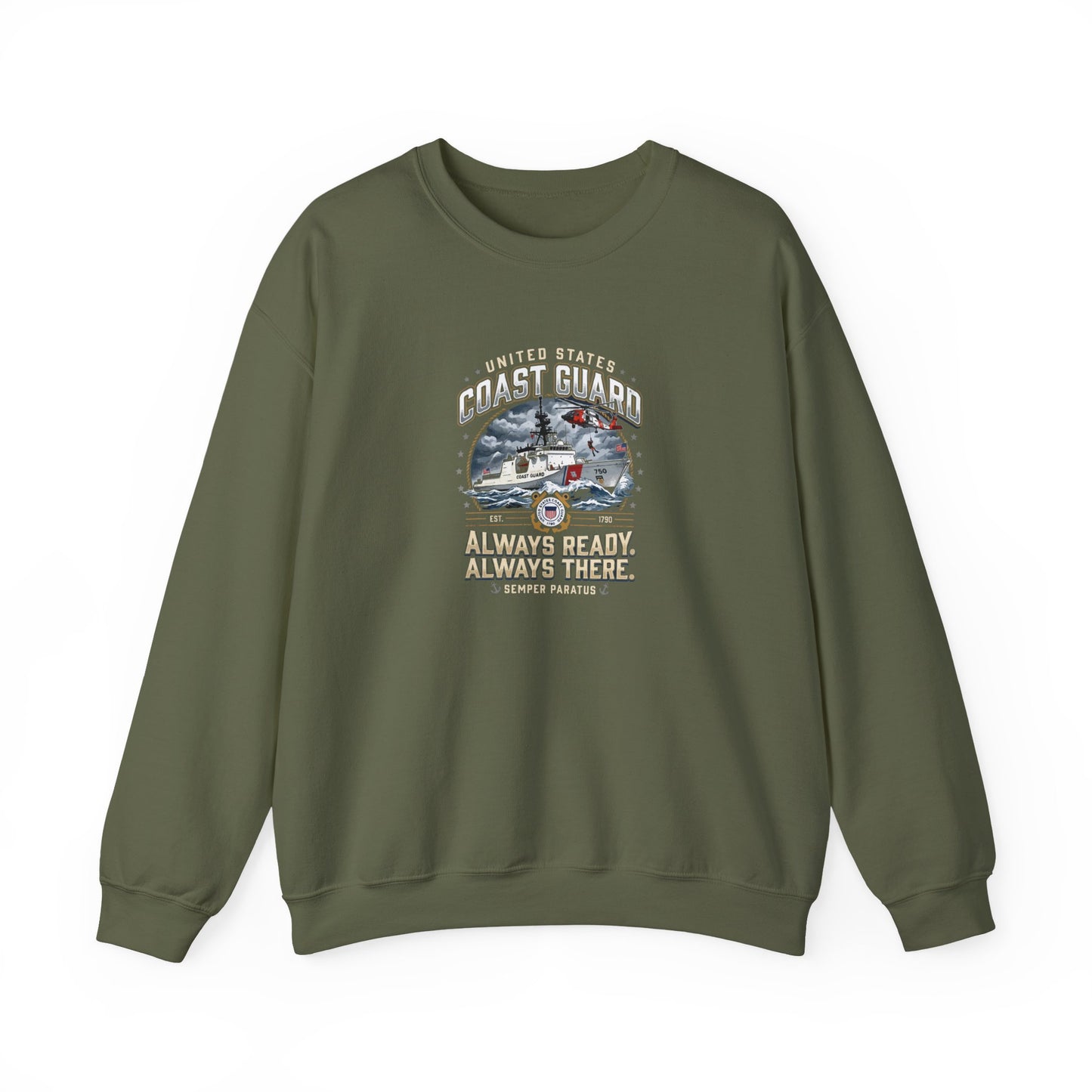 United States Coast Guard Always Ready Always There Sweatshirt