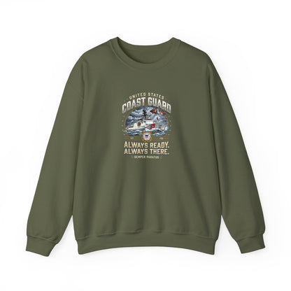 United States Coast Guard Always Ready Always There Sweatshirt