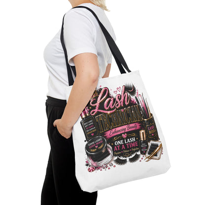 Lash Technician Tote Bag – 'One Lash at a Time' Beauty Cosmetics Canvas Tote