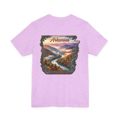 Arkansas Scenic River Tee — The Natural State Retro Landscape T-Shirt