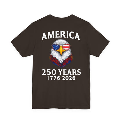 America 250 Years Tee — Patriotic Bald Eagle 1776-2026 T-Shirt