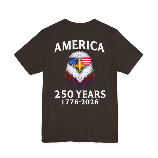 America 250 Years Tee — Patriotic Bald Eagle 1776-2026 T-Shirt