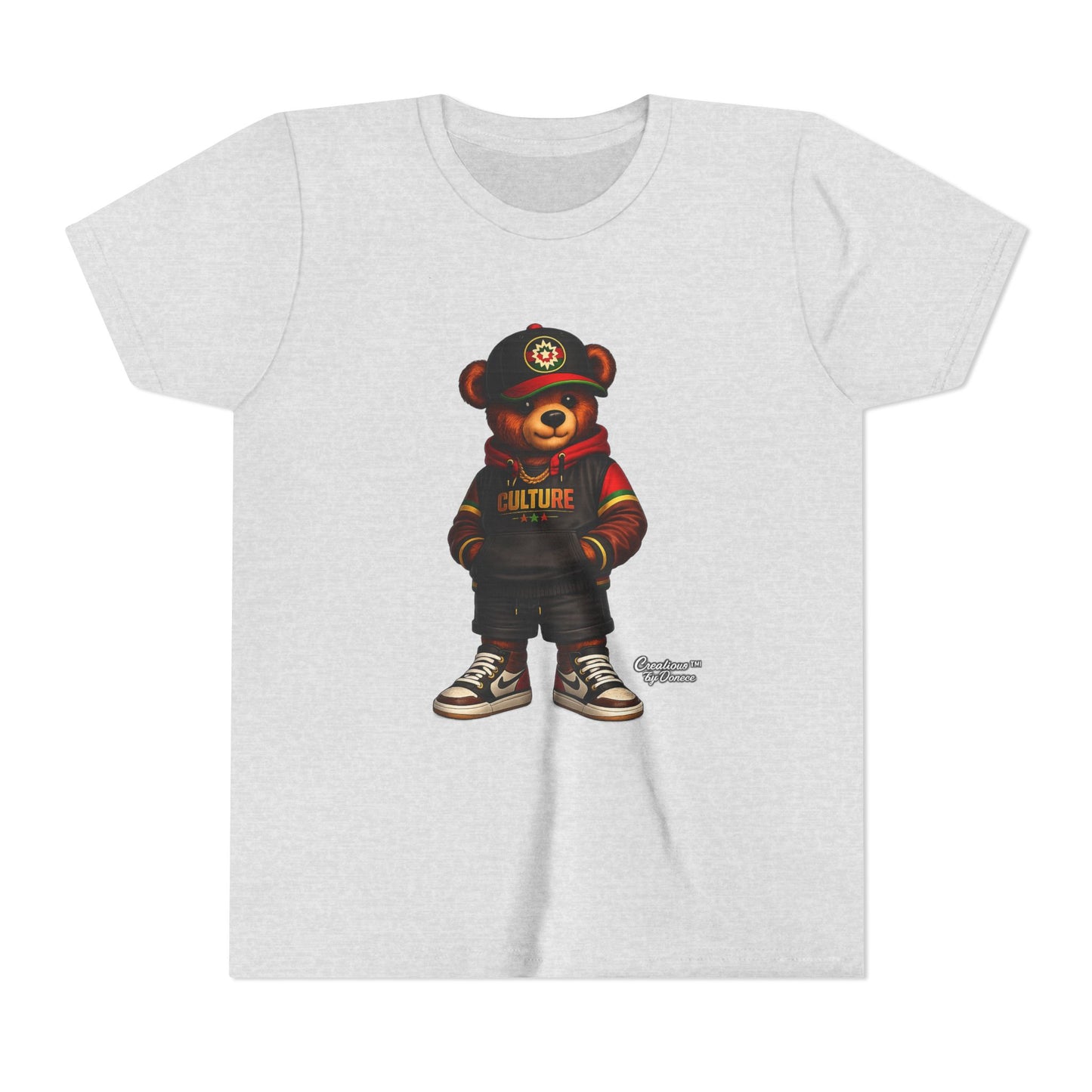 Youth Tee — Urban Bear "Culture" Graphic