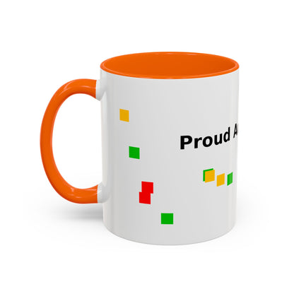 Autism Proud Mom Accent Coffee Mug – 11/15oz Color Accent