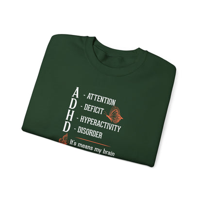 ADHD Awareness Crewneck Sweatshirt