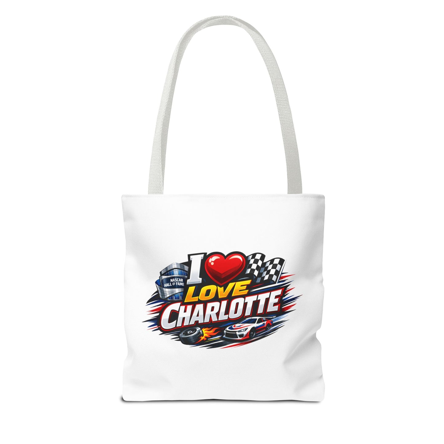 I Love Charlotte Racing Tote Bag
