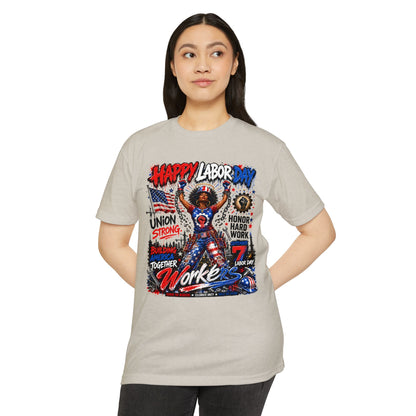 Happy Labor Day Workers T-Shirt — Union Strong, Honor Hard Work Tee