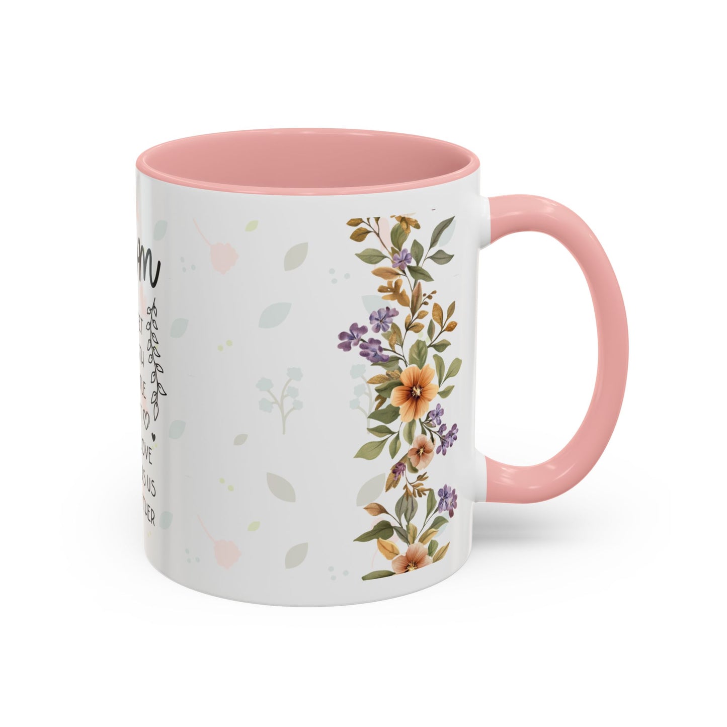 Mom Floral Coffee Mug — "Mom: The Quiet Strength..." Sentimental Mother's Day Gift (11/15oz)
