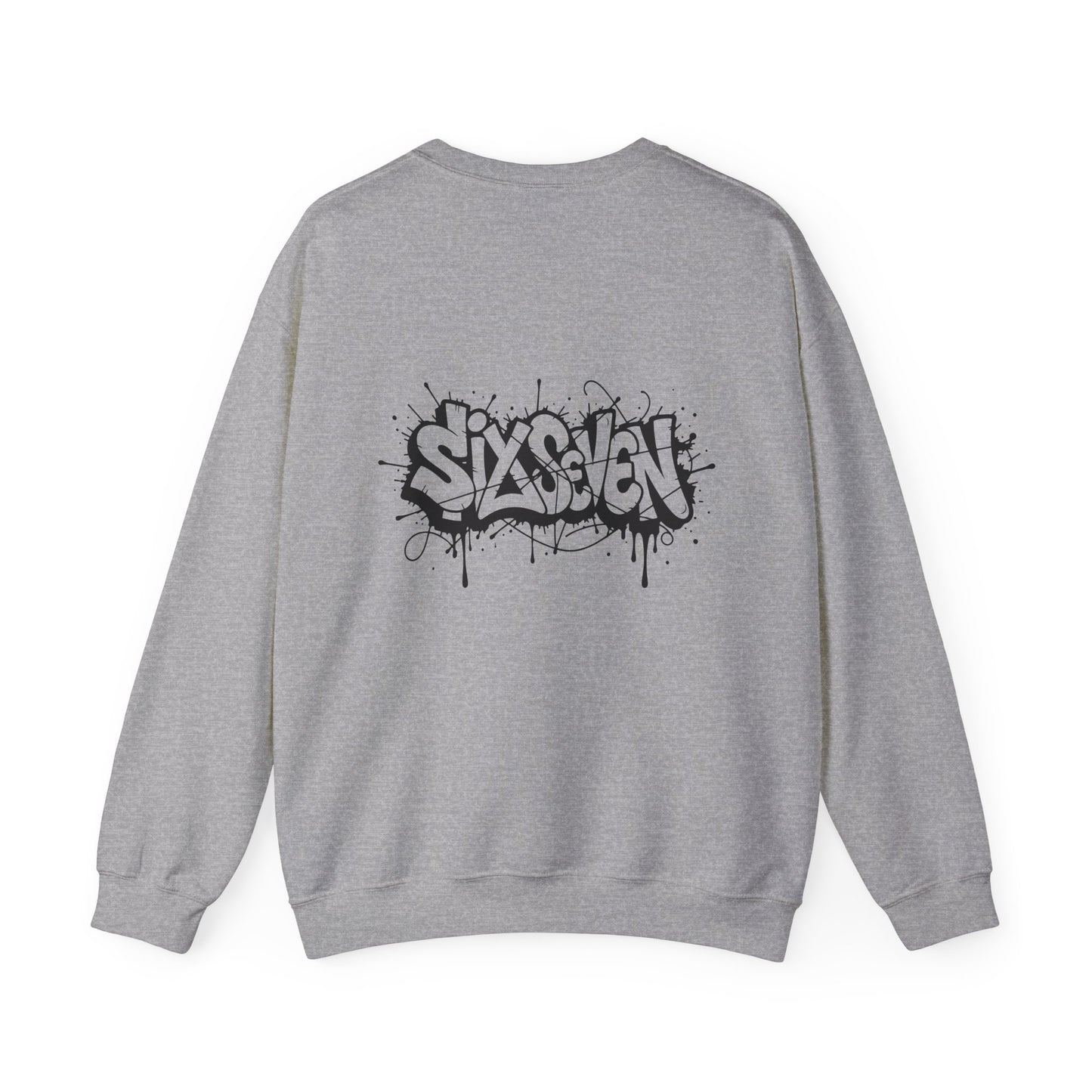 Graffiti 'Six Seven' Crewneck Sweatshirt
