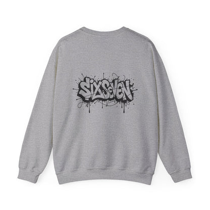 Graffiti 'Six Seven' Crewneck Sweatshirt