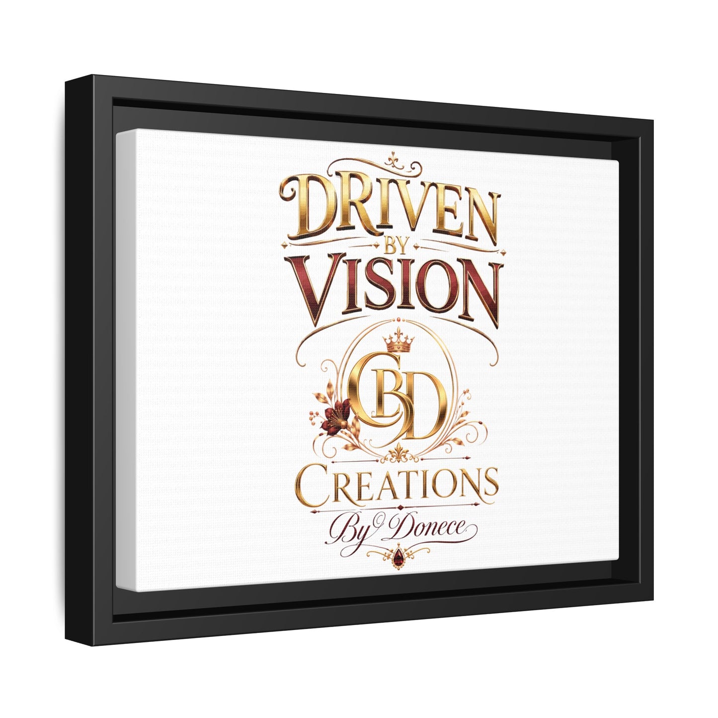 Driven by Vision Framed Canvas Wall Art