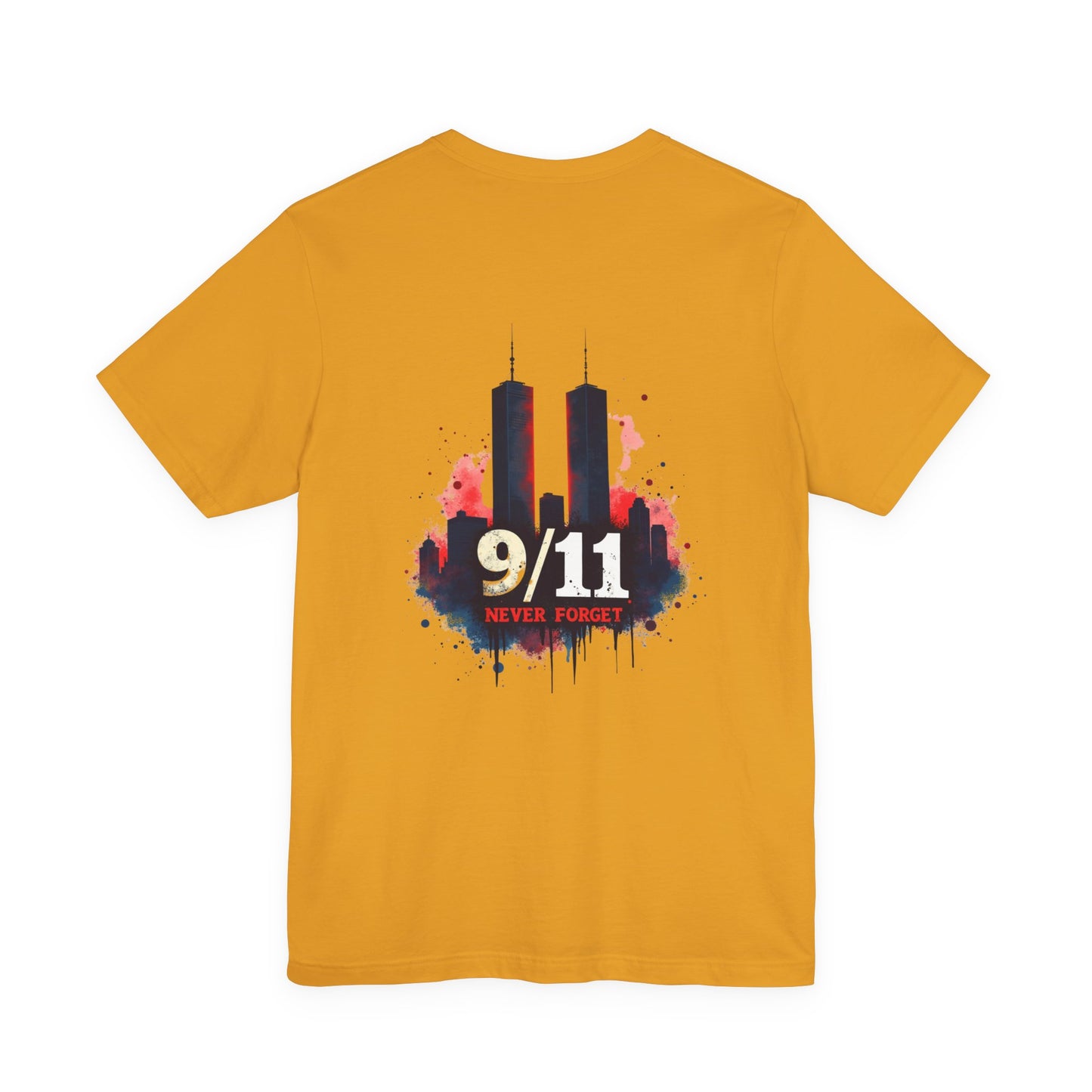 9/11 Never Forget T-Shirt — World Trade Center Memorial Tee