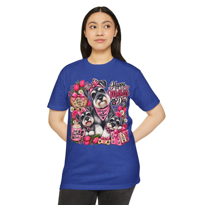 Mother's Day Schnauzer T-Shirt — Happy Mother's Day Dog Mom Tee