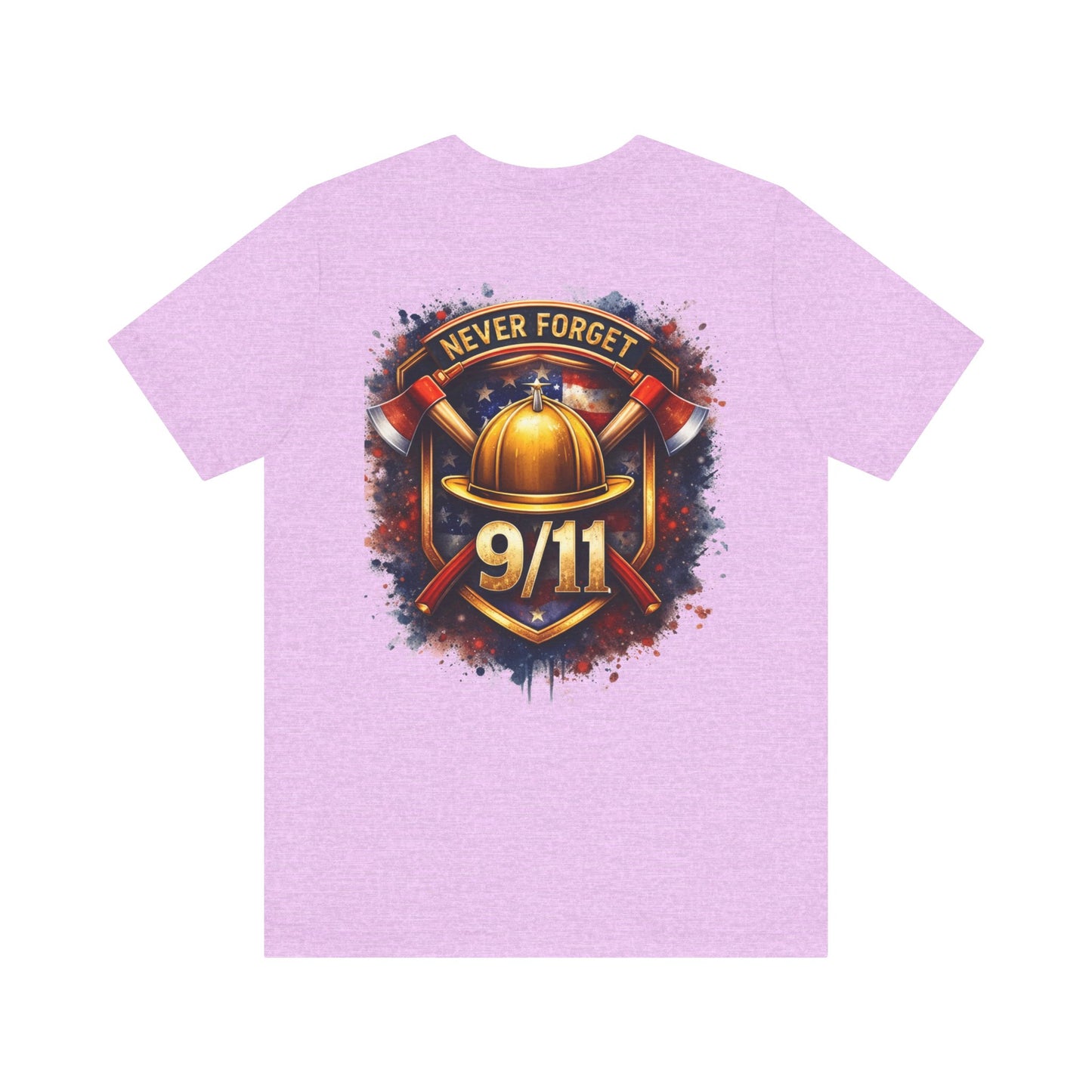 Never Forget 9/11 T‑Shirt — Firefighter Tribute Tee