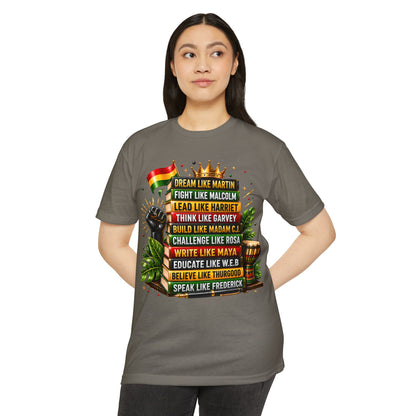 Inspirational Black History Leaders Graphic T-Shirt
