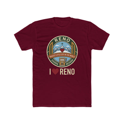 Reno Vintage Badge T-Shirt — I  Reno Retro Cityscape Tee