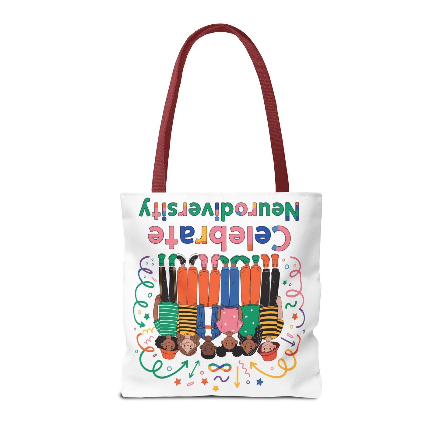 Celebrate Neurodiversity Tote Bag — Inclusive Pride Reusable Shopper