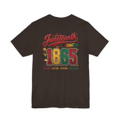 Juneteenth 1865 Celebration Tee — History • Culture • Freedom Graphic T-Shirt
