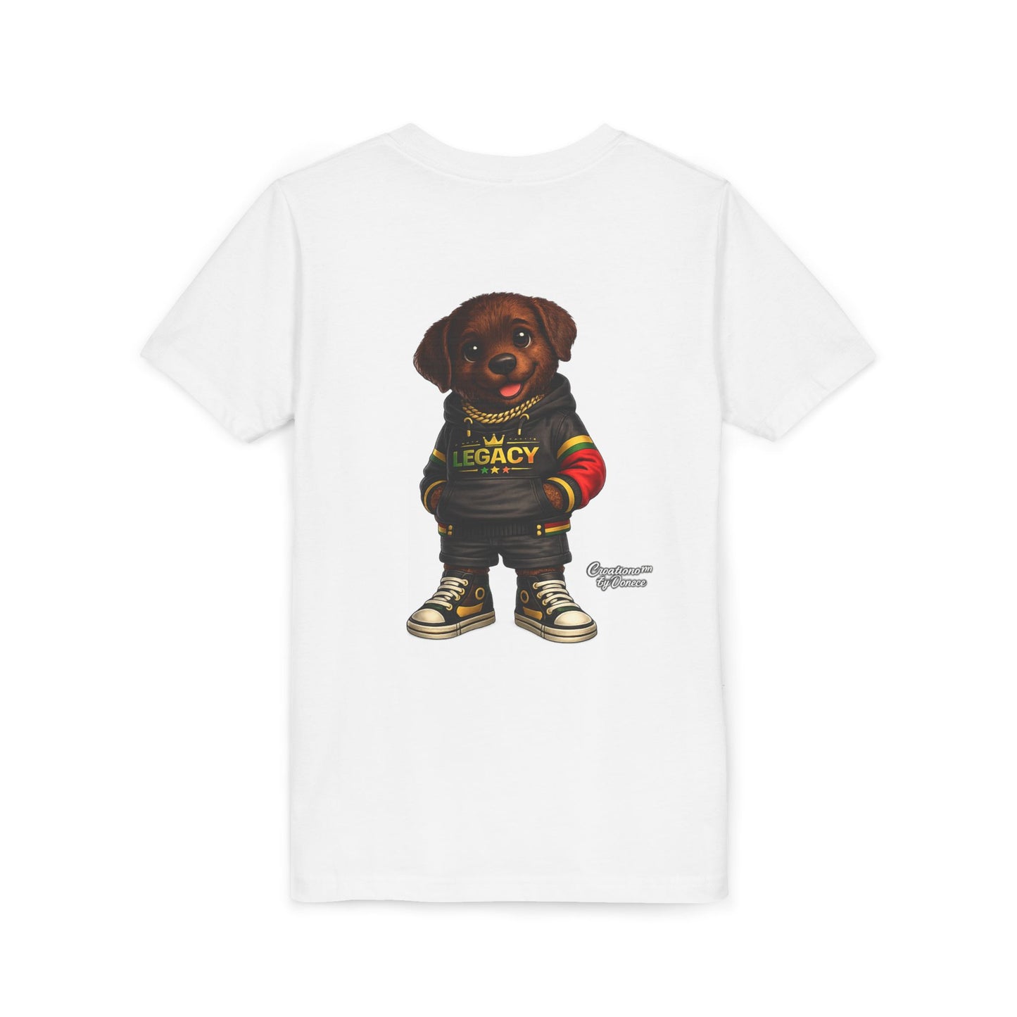 Youth Tee — Cute Rottweiler Puppy in 'Legacy' Hoodie Kids T‑Shirt