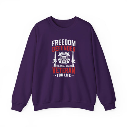Freedom Defender U.S. Coast Guard Veteran Sweatshirt