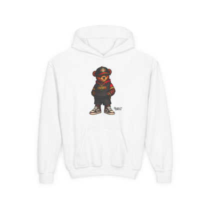 Kids Bear Hoodie — Streetwear Teddy Graphic Sweatshirt