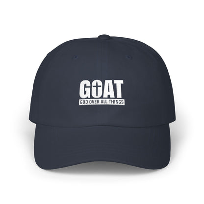 GOAT Dad Cap – Embroidered "GOAT" Retro Baseball Hat for Men, Fathers & Athletes