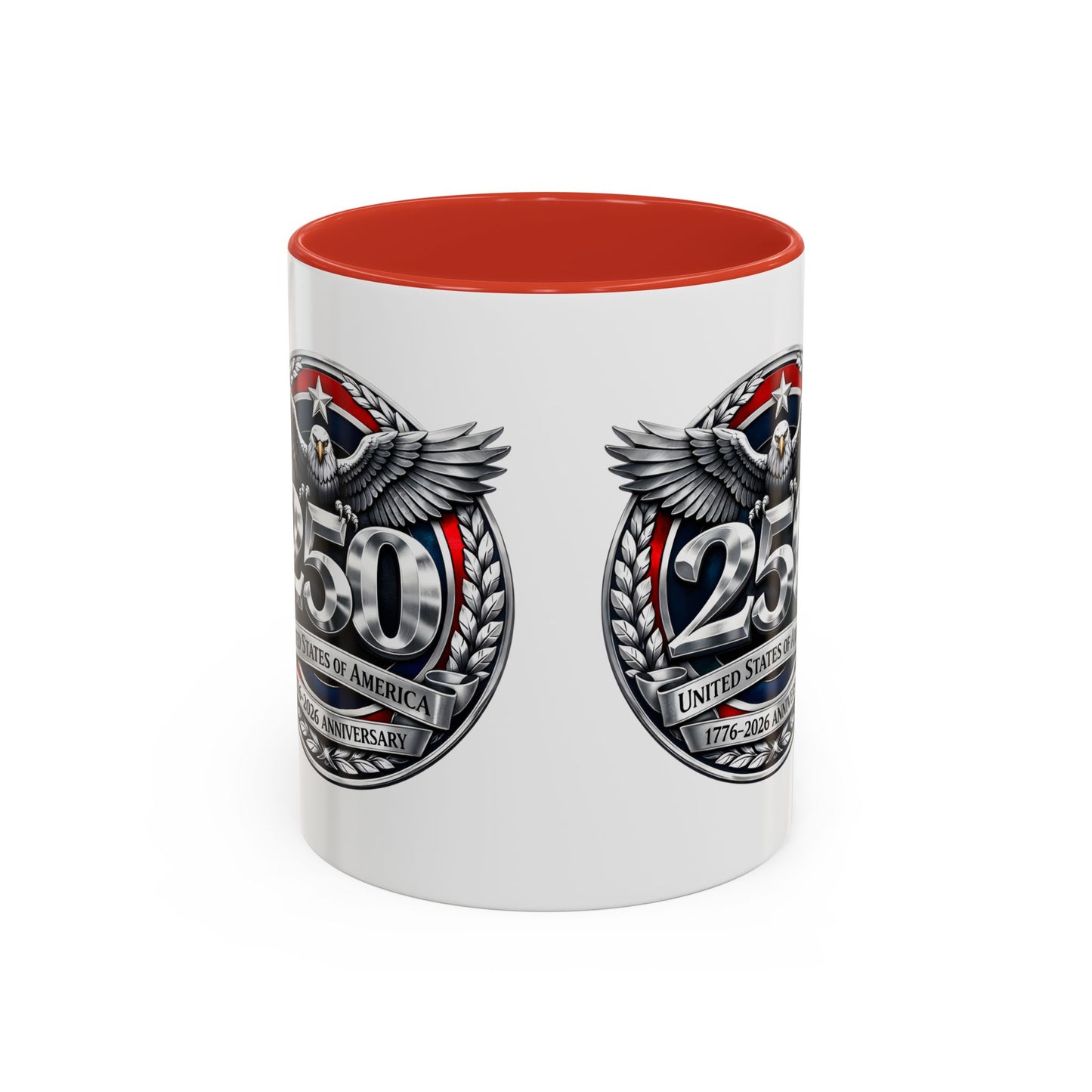 250th USA Bicentennial Eagle Coffee Mug — 1776–2026 Anniversary Accent Mug