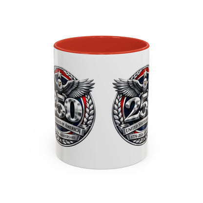 250th USA Bicentennial Eagle Coffee Mug — 1776–2026 Anniversary Accent Mug