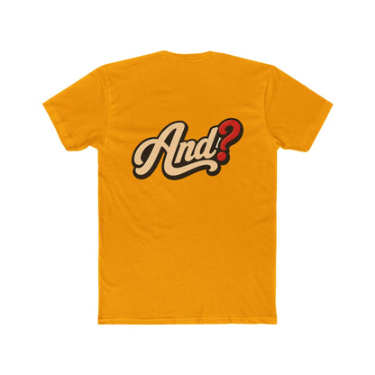 And? Graphic Tee — Retro Script Question Mark Shirt