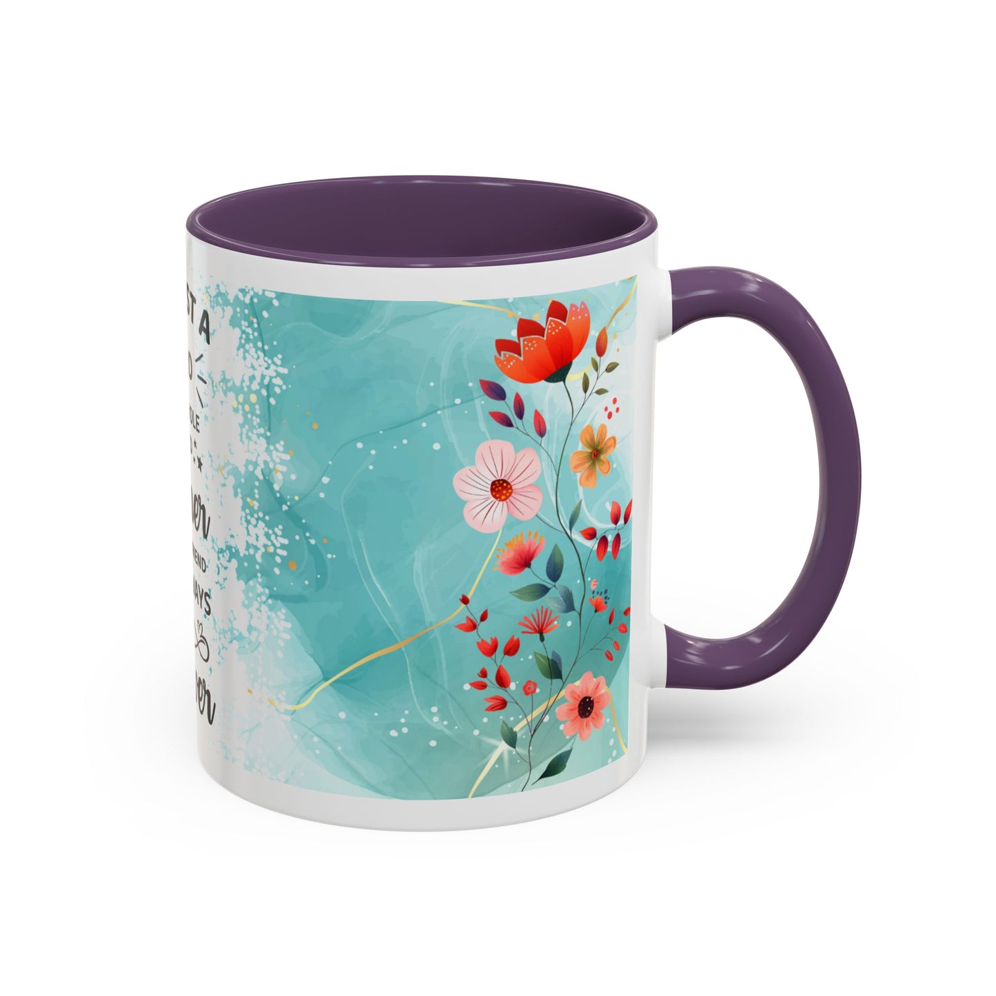 Mother Coffee Mug — “Not Just a Word but a Whole World” Floral Gift (11/15oz)
