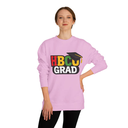 HBCU Grad Sweatshirt — Graduation Crewneck with Mortarboard