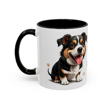 Easily Distracted By Dogs Coffee Mug – Dog Lover Accent Mug (11/15oz)